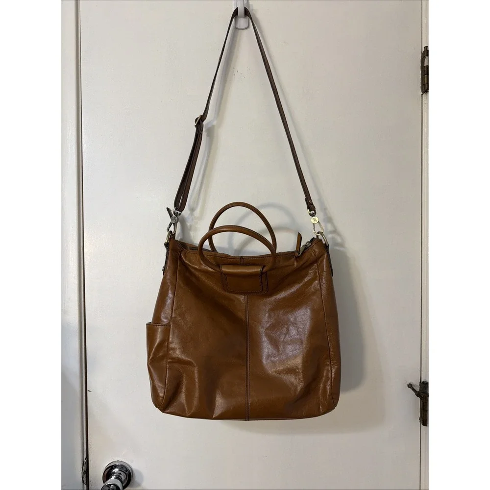 Hobo‎ Int'l Toffee Leather Sheila Med-lg Shoulder Crossbody Bag